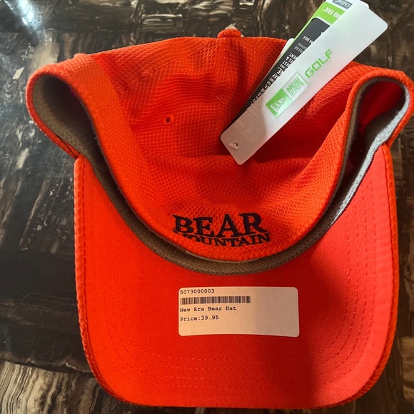 BEAR MOUNTAIN GOLF DIAMOND ERA MENS HAT DK ORANGE NEW ERA CONTOUR SIZE MED/LARGE - Picture 2 of 12